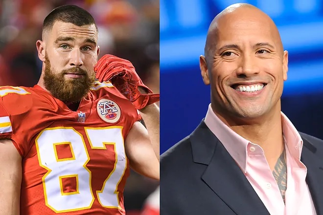 The Rock offers strong advice to Travis Kelce for trying to cross Taylor Swift's territory