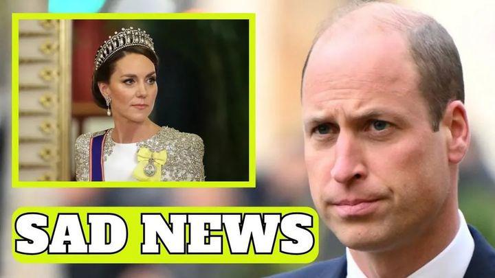 SAD ANNOUNCEMENT: Fans are left in tears when Royal Prince William delivers the heartbreaking announcement, “My wife, has been… See More