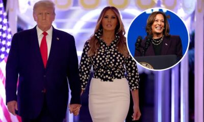 Listeners were left confused by Trump's comparison between Kamala Harris and Melania Trump (stock image)... See more